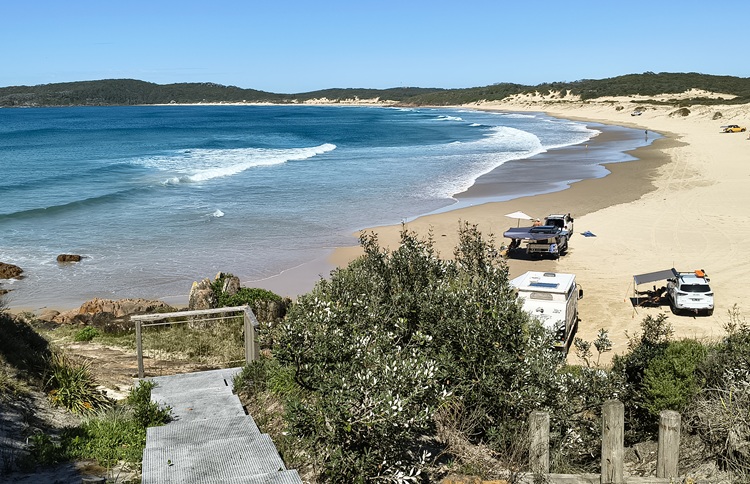 Trail views on the Tomaree Coastal Walk