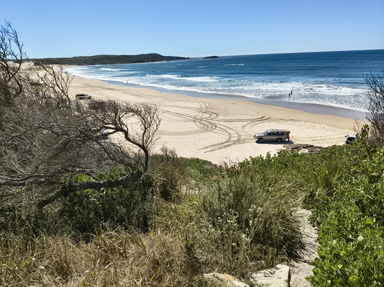 Trail views on the Tomaree Coastal Walk