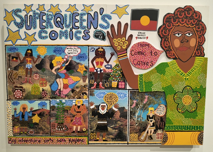 From Comic to Canvas by Kaylene Whiskey. 2025 Archibald Prize