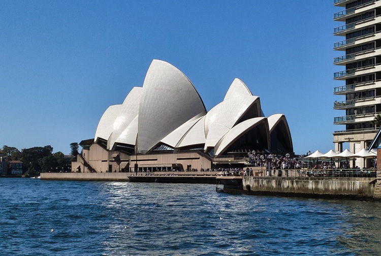 The Sydney Opera House at Circular Quay, Sydney