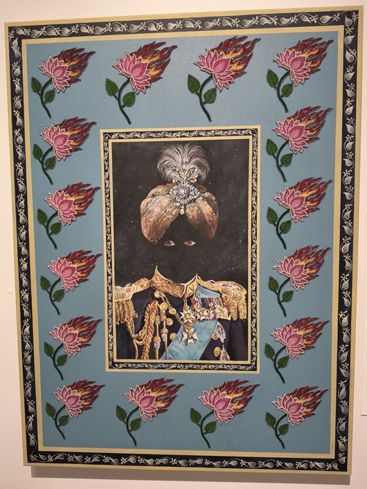 Self-portrait the act of putting it back together by Sid Pattni. 2025 Archibald Prize