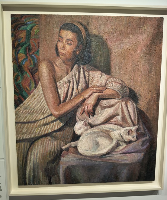 Self-portrait with 2 cats by Yvette Coppersmith. 2025 Archibald Prize