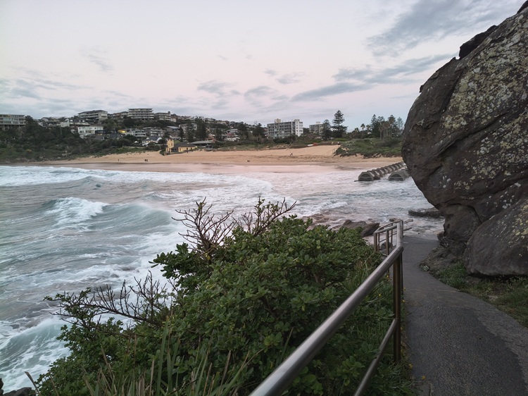 Early morning activity at Freshwater Beach