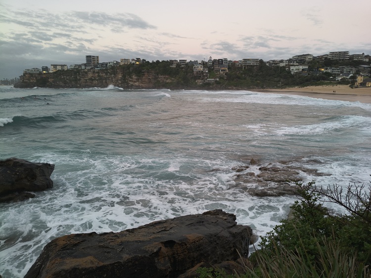 Early morning activity at Freshwater Beach