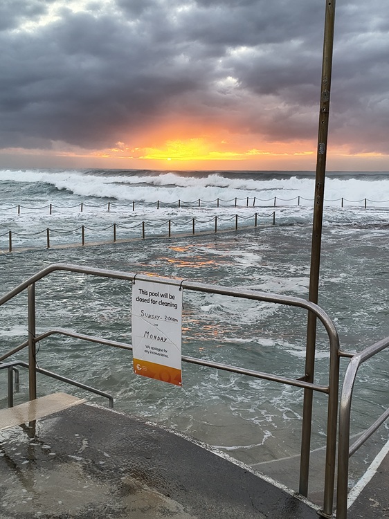 Early morning clouds at South Curl Curl Beach
