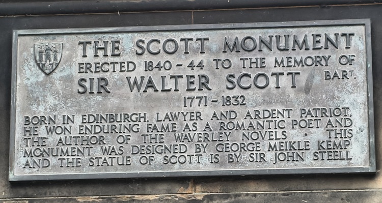 Sir Walter Scott Monument, Edinburgh Scotland