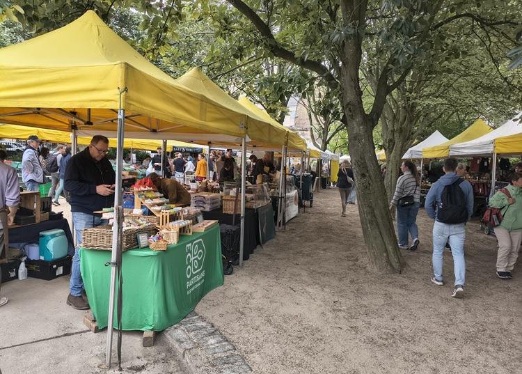 Stockbridge Market, Edinburgh, Scotland